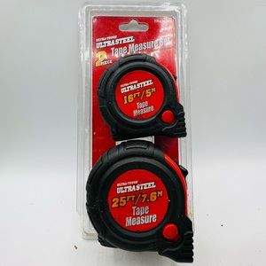 Ultra Steele measuring tapes. 16’ and 25’. New